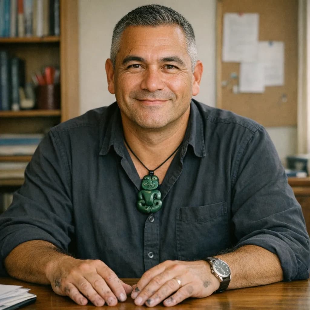 Portrait of Wiremu James Raukura